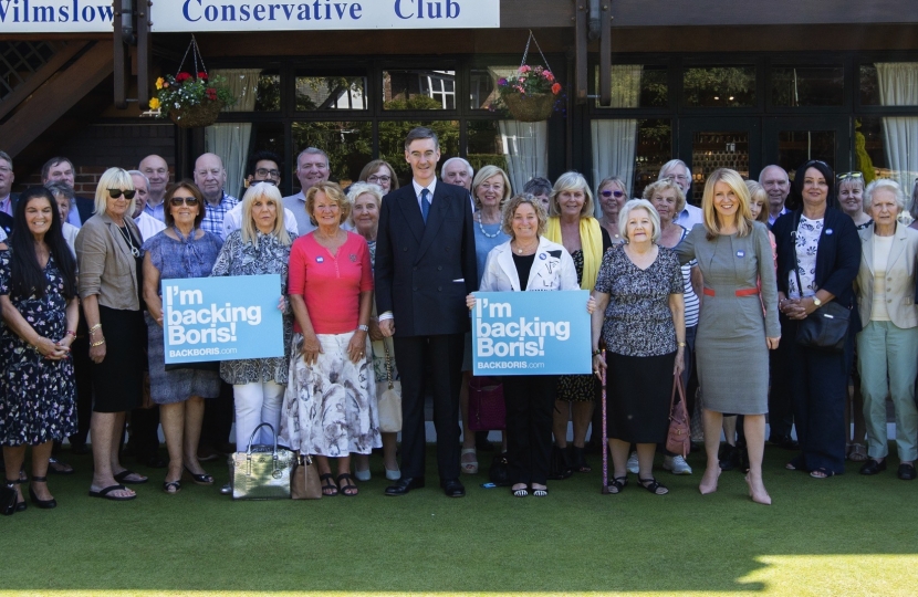 Jacob, Esther, Philip Davies MP and local party members