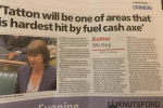 Esther's article in the Knutsford Guardian