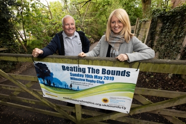 Esther and Beating the Bounds organiser, Ned Spencer