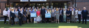 Jacob, Esther, Philip Davies MP and local party members