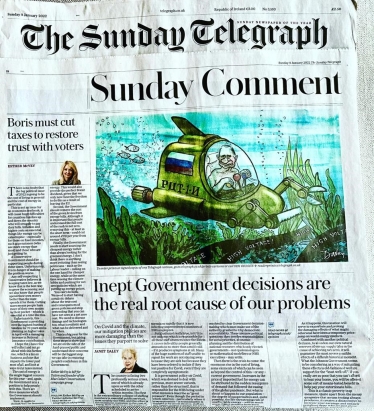 Article in the Sunday Telegraph 9th January 2022