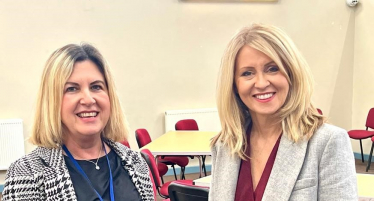 Esther McVey MP and Cllr Helen Treeby